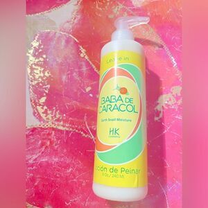 🏖️ BaBa De Caracol  leave in Earth Snail hair Moisture, 9 OZ /240 ml